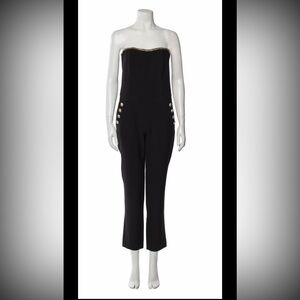 Generation Love Black Jumpsuit with Gold Accents